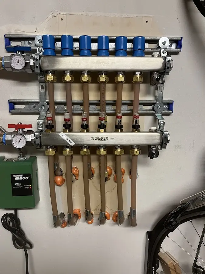 Plumber performing Gas Line Installation at a residential property in Tolleson